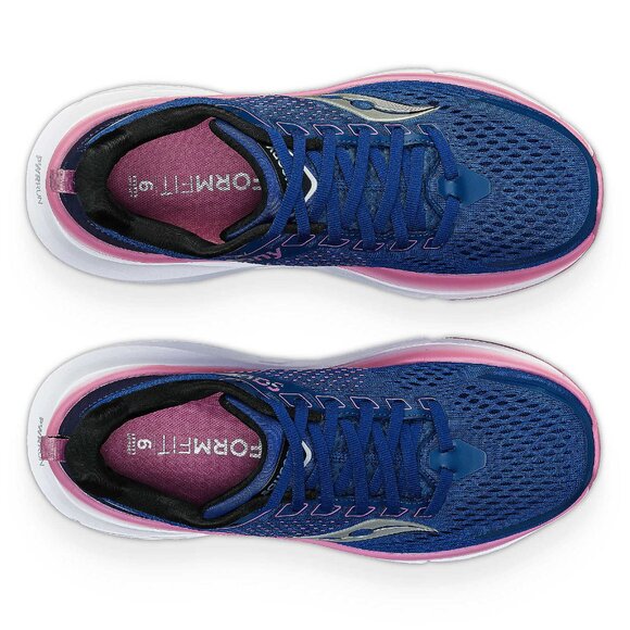 SAUCONY Guide 17 - Women's Running Shoes - Navy/Orchid - Size 7 - Picture 5 of 6